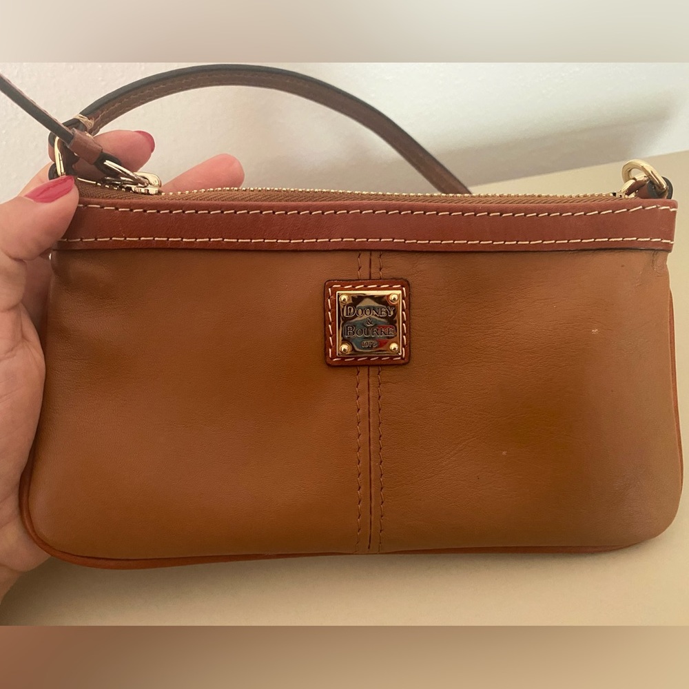 Dooney and Bourke brown wristlet/wallet